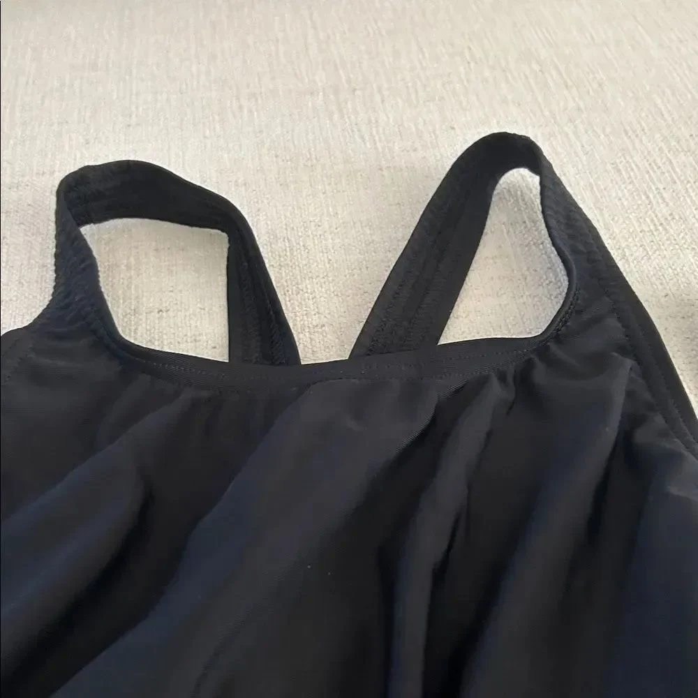 SPEEDO Girl's/ProLT Super Proback Solid One Piece Black, size 28, NWT